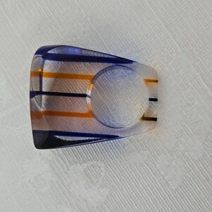 Mid Century Abstract Lucite Ring